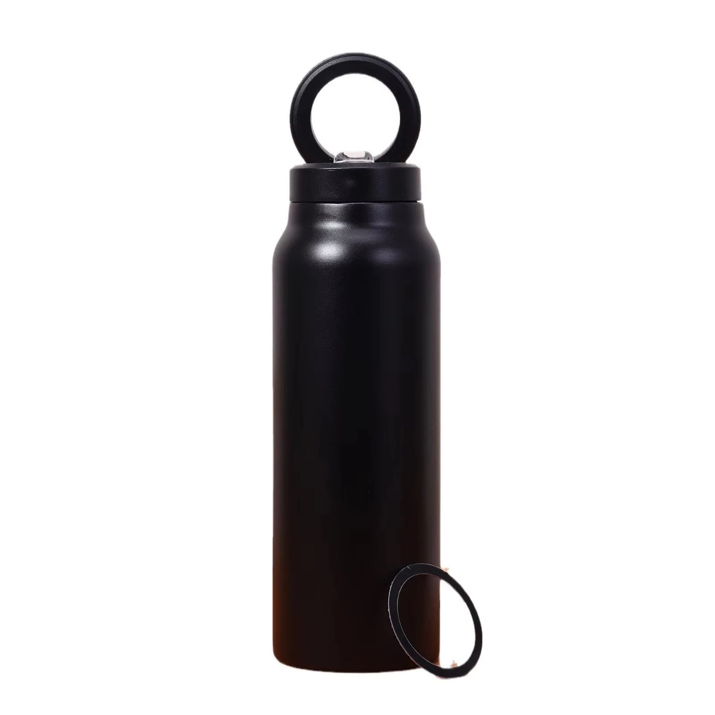 Personalized Insulated Water Bottle with Magnetic Phone Holder Custom Name Logo Stainless Steel Flask Gift for Women Men